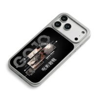 Jujutsu Kaisen Satoru Gojo art iPhone 17 Pro Max Electroplated Silver Case2