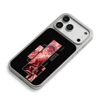 Jujutsu Kaisen Satoru Gojo art iPhone 17 Pro Max Electroplated Silver Case2