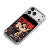 Jujutsu Kaisen Yuji Todo anime art iPhone 17 Pro Max Electroplated Silver Case2