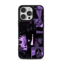 Jungkook purple closeup collage Phone Case for iPhone 11-17 & Samsung Galaxy S24-S26