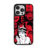 Junji Ito Souichi red black collage Phone Case for iPhone 11-17 & Samsung Galaxy S24-S26