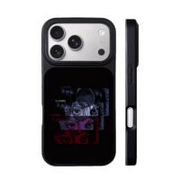 Junji Ito spiral eye manga girl art iPhone 17 Pro Max Black Case