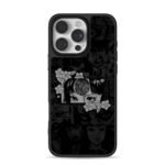 Junji Ito spiral girl manga flowers Phone Case for iPhone 11-17 & Samsung Galaxy S24-S26