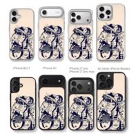 Junji Ito Tomie creepy manga art Chris Brown Phone Case Black Electroplated Silver For Iphone 11 To 17