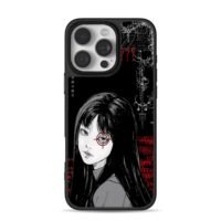 Junji Ito Tomie horror eye target Phone Case for iPhone 11-17 & Samsung Galaxy S24-S26