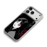 Junji Ito Tomie horror eye target iPhone 17 Pro Max Electroplated Silver Case2