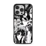 Junji Ito Tomie horror manga eyes iPhone 16 Pro Max Black Case