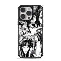Junji Ito Tomie horror manga eyes iPhone 16 Pro Max Black Case