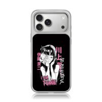 Junji Ito Tomie Kawakami horror art iPhone 17 Pro Max Electroplated Silver Case1
