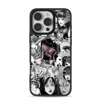 Junji Ito Tomie manga collage Phone Case for iPhone 11-17 & Samsung Galaxy S24-S26