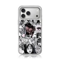 Junji Ito Tomie manga collage iPhone 17 Pro Max Electroplated Silver Case1
