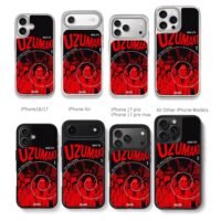 Junji Ito Uzumaki spiral manga art Chris Brown Phone Case Black Electroplated Silver For Iphone 11 To 17
