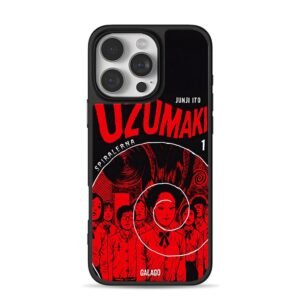 Junji Ito Uzumaki spiral manga art Phone Case for iPhone 11-17 & Samsung Galaxy S24-S26