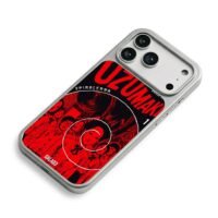 Junji Ito Uzumaki spiral manga art iPhone 17 Pro Max Electroplated Silver Case2
