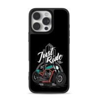 Just Ride Speed Retro motorbike art Phone Case for iPhone 11-17 & Samsung Galaxy S24-S26