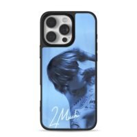 Justin Bieber 2Much blue art Phone Case for iPhone 11-17 & Samsung Galaxy S24-S26