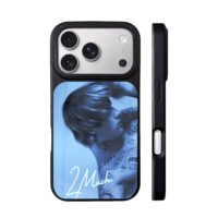 Justin Bieber 2Much blue art iPhone 17 Pro Max Black Case