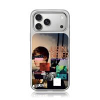 Justin Bieber album collage swag believe iPhone 17 Pro Max Electroplated Silver Case1