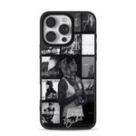 Justin Bieber BW photo collage Phone Case for iPhone 11-17 & Samsung Galaxy S24-S26