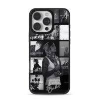 Justin Bieber BW photo collage Phone Case for iPhone 11-17 & Samsung Galaxy S24-S26