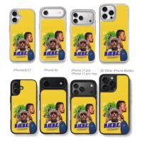Justin Bieber drew Bahamas collage Chris Brown Phone Case Black Electroplated Silver For Iphone 11 To 17