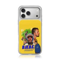 Justin Bieber drew Bahamas collage iPhone 17 Pro Max Electroplated Silver Case1