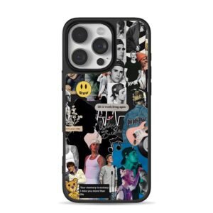 Justin Bieber drew tour fan collage Phone Case for iPhone 11-17 & Samsung Galaxy S24-S26