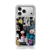 Justin Bieber drew tour fan collage iPhone 17 Pro Max Electroplated Silver Case1