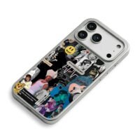 Justin Bieber drew tour fan collage iPhone 17 Pro Max Electroplated Silver Case2