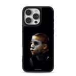 Justin Bieber face collage art iPhone 16 Pro Max Black Case