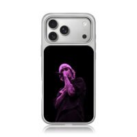 Justin Bieber in drew beanie purple iPhone 17 Pro Max Electroplated Silver Case1
