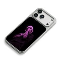 Justin Bieber in drew beanie purple iPhone 17 Pro Max Electroplated Silver Case2