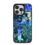 Justin Bieber Justice neon collage Phone Case for iPhone 11-17 & Samsung Galaxy S24-S26