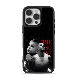 Justin Bieber kid self Time So Fast iPhone 16 Pro Max Black Case