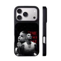 Justin Bieber kid self Time So Fast iPhone 17 Pro Max Black Case