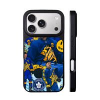 Justin Bieber NHL hockey Leafs drew iPhone 17 Pro Max Black Case