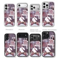 Justin Bieber Peaches lyric collage Chris Brown Phone Case Black Electroplated Silver For Iphone 11 To 17
