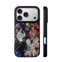 Justin Bieber photo collage iPhone 17 Pro Max Black Case