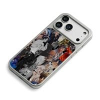 Justin Bieber photo collage iPhone 17 Pro Max Electroplated Silver Case2