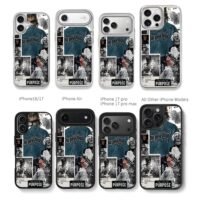 Justin Bieber Purpose Tour collage Chris Brown Phone Case Black Electroplated Silver For Iphone 11 To 17
