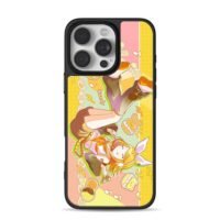 Kagamine Rin bunny ear sweet art Phone Case for iPhone 11-17 & Samsung Galaxy S24-S26