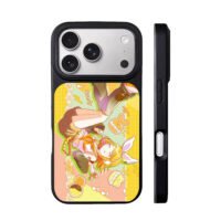 Kagamine Rin bunny ear sweet art iPhone 17 Pro Max Black Case