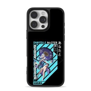 Kagura Onmyoji girl with umbrella Phone Case for iPhone 11-17 & Samsung Galaxy S24-S26