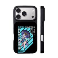 Kagura Onmyoji girl with umbrella iPhone 17 Pro Max Black Case