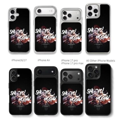Kagura shuyo mogyo art by fachryfhr Chris Brown Phone Case Black Electroplated Silver For Iphone 11 To 17