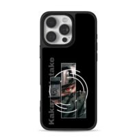 Kakashi Hatake Sharingan Konoha art iPhone 16 Pro Max Black Case