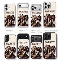 Katseye kpop girl group vintage pic Chris Brown Phone Case Black Electroplated Silver For Iphone 11 To 17