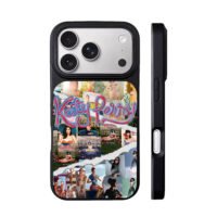 Katy Perry themed photo collage iPhone 17 Pro Max Black Case