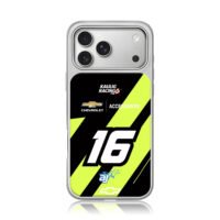 Kaulig Racing Chevy 16 AJ Livery iPhone 17 Pro Max Electroplated Silver Case1