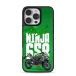 Kawasaki Ninja 650 green sport bike Phone Case for iPhone 11-17 & Samsung Galaxy S24-S26